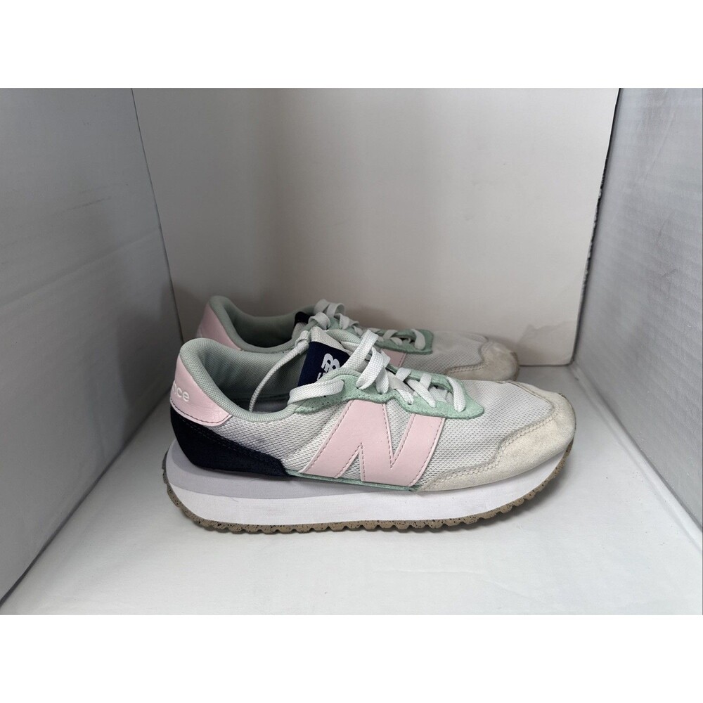 New Balance 237 Shoes Womens Sz 7.5 Pink mint Colorblock Mesh Sneakers